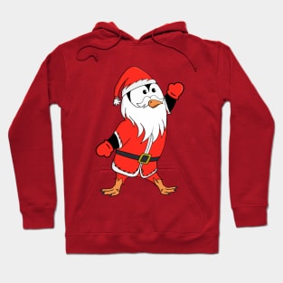 Santa Claus Penguin Ready for Christmas Hoodie